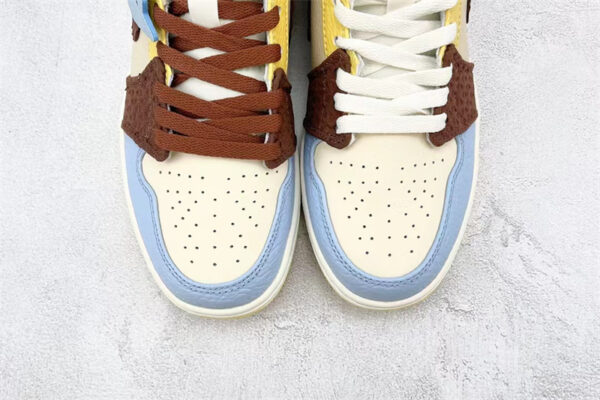 Air Jordan 1 Mid Se Fearless Maison Chateau Cu2803-200 - Image 6