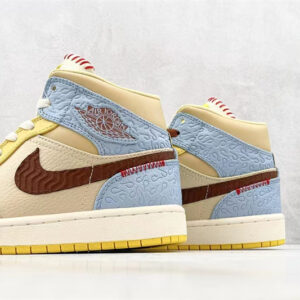 Air Jordan 1 Mid Se Fearless Maison Chateau Cu2803-200 - Image 7