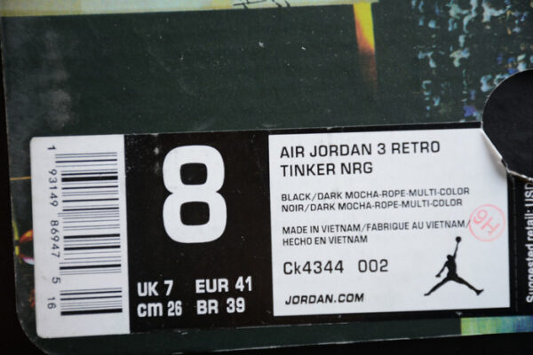 Air Jordan 3 Animal Instinct 2.0 Cv3583-003 - Image 11