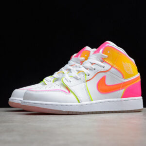 Air Jordan 1 Mid Se Gs Edge Glow Cv4611-100 - Image 10