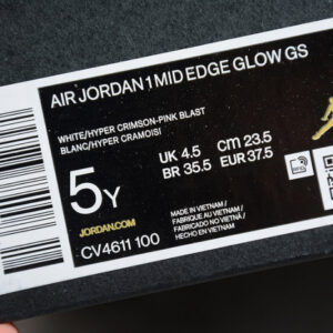 Air Jordan 1 Mid Se Gs Edge Glow Cv4611-100 - Image 12