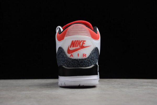 Air Jordan 3 Retro Denim Fire Red Cz6431-100 - Image 2