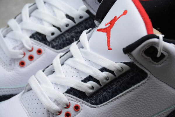 Air Jordan 3 Retro Denim Fire Red Cz6431-100 - Image 3