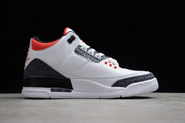 Air Jordan 3 Retro Denim Fire Red Cz6431-100 - Image 7