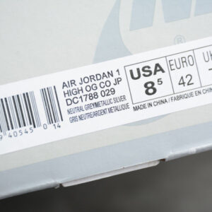 Air Jordan 1 Japan Neutral Grey Metallic Silver Dc1788-029 - Image 5
