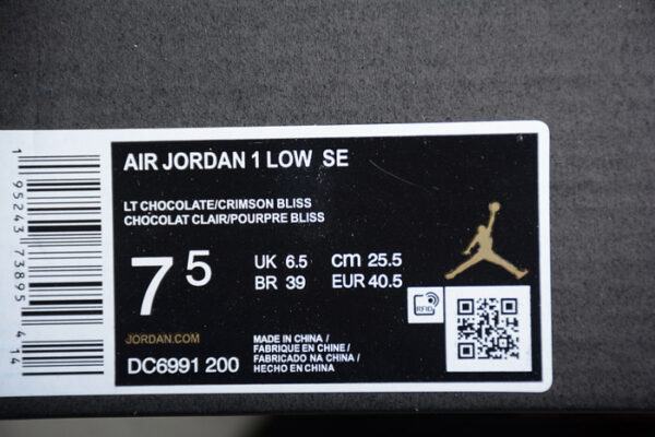 Air Jordan 1 Low Mocha Dc6991-200 - Image 10