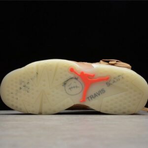 Travis Scott X Air Jordan 6 British Khaki Dh0690-200 - Image 4