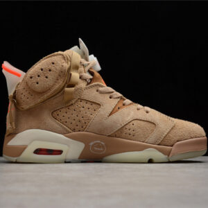 Travis Scott X Air Jordan 6 British Khaki Dh0690-200 - Image 5