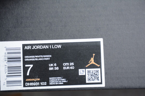 Air Jordan 1 Low Light Curry Dh6931-102 - Image 9