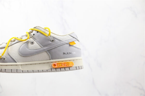 Off White X Nike Dunk Sb Low The 50 No.29 Dm1602-103 - Image 6