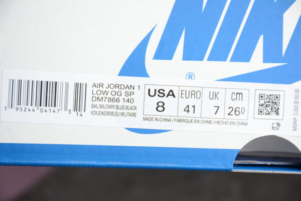 Air Jordan 1 Low X Fragment X Travis Scott Dm7866-140 - Image 4