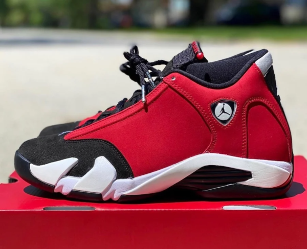 Air Jordan 14 Retro Gym Red Toro 487471-006 - Image 4