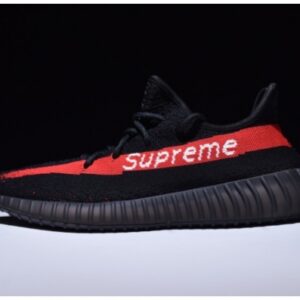 Adidas Supreme Yeezy Boost 350 V2 Black And Red - Image 15