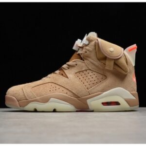 Travis Scott X Air Jordan 6 British Khaki Dh0690-200 - Image 14
