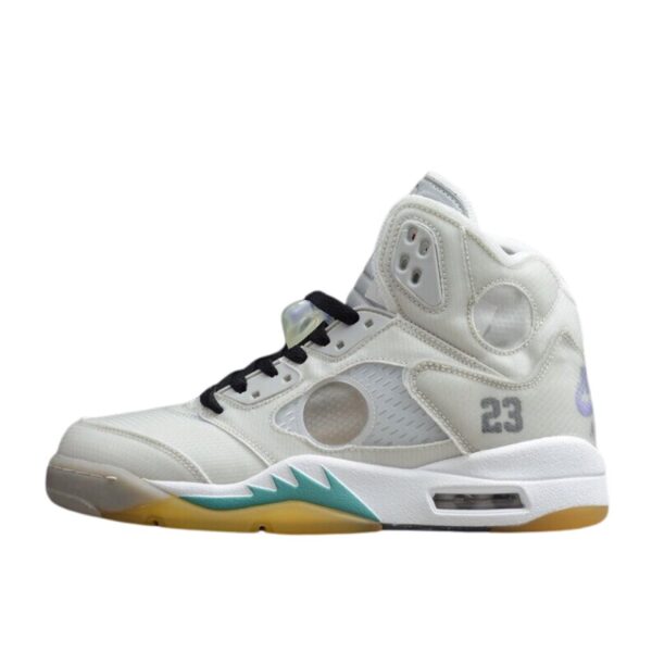 Off-White Air Jordan 5 White Green Purple Ct8480-105