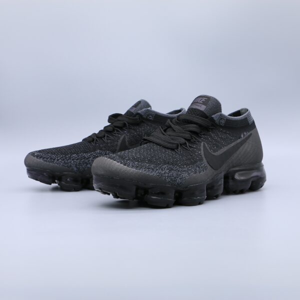 Nikelab Air Vapormax Flyknit Triple Black mix Grey- 899473 003 - Image 3