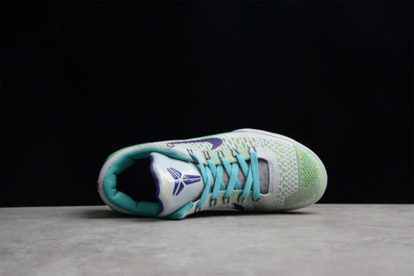 Nike Kobe 9 Grey Green Purple 630487-005 - Image 6