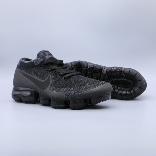 Nikelab Air Vapormax Flyknit Triple Black mix Grey- 899473 003 - Image 4