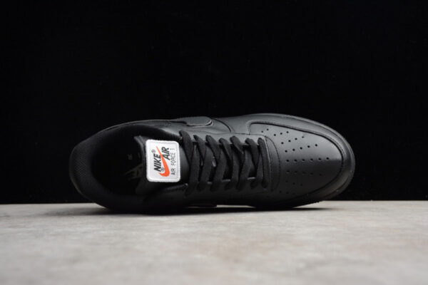 Nike Air Force 1 Velcro Swoosh Pack Black Ah8462-002 - Image 2