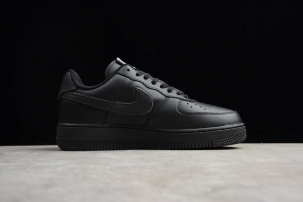 Nike Air Force 1 Velcro Swoosh Pack Black Ah8462-002 - Image 3