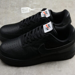 Nike Air Force 1 Velcro Swoosh Pack Black Ah8462-002 - Image 6
