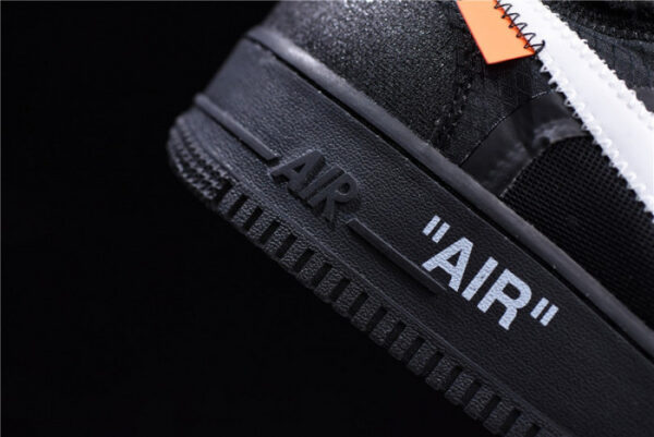 Off-White Nike Air Force 1 Low Black Ao4606-001 - Image 16