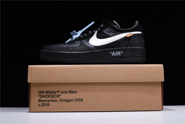 Off-White Nike Air Force 1 Low Black Ao4606-001 - Image 20