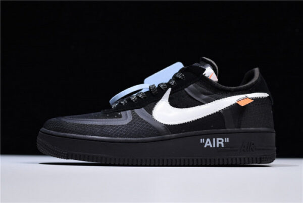 Off-White Nike Air Force 1 Low Black Ao4606-001 - Image 31