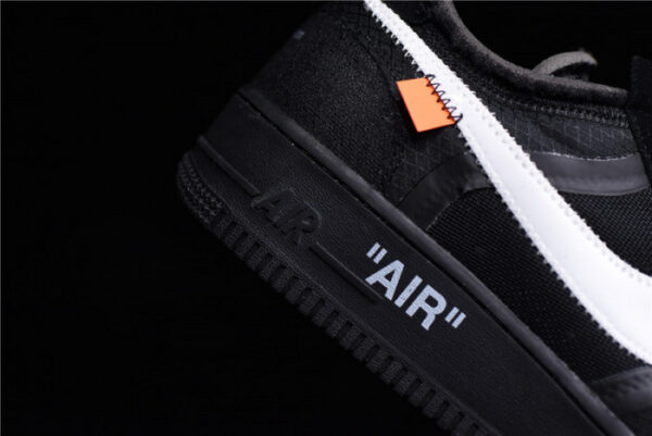 Off-White Nike Air Force 1 Low Black Ao4606-001 - Image 56