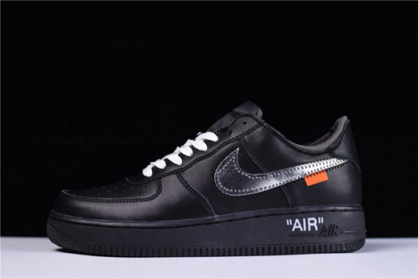 Off-White X Nike Air Force 1 07 Low Black Av5210-001