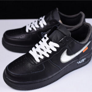 Off-White X Nike Air Force 1 07 Low Black Av5210-001 - Image 3