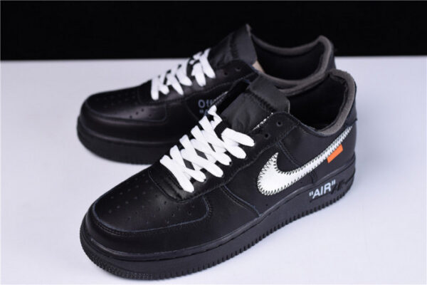 Off-White X Nike Air Force 1 07 Low Black Av5210-001 - Image 3