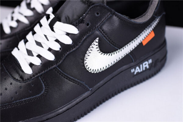 Off-White X Nike Air Force 1 07 Low Black Av5210-001 - Image 9