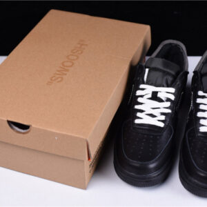 Off-White X Nike Air Force 1 07 Low Black Av5210-001 - Image 20