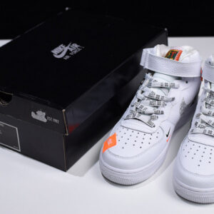Nike Air Force 1 Mid Just Do It Bq6474-100 - Image 12