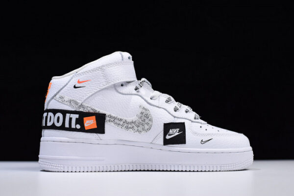 Nike Air Force 1 Mid Just Do It Bq6474-100 - Image 13