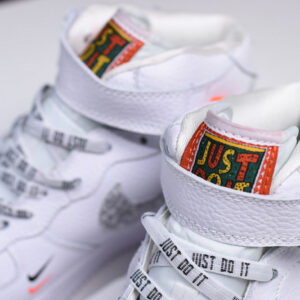 Nike Air Force 1 Mid Just Do It Bq6474-100 - Image 19