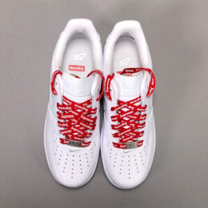 Nike Air Force 1 Low Supreme White - Cu9225-100 - Image 2