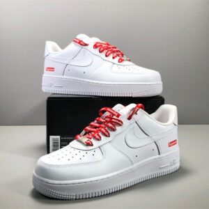 Nike Air Force 1 Low Supreme White - Cu9225-100 - Image 7