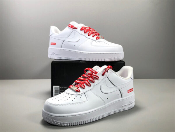 Nike Air Force 1 Low Supreme White - Cu9225-100 - Image 7