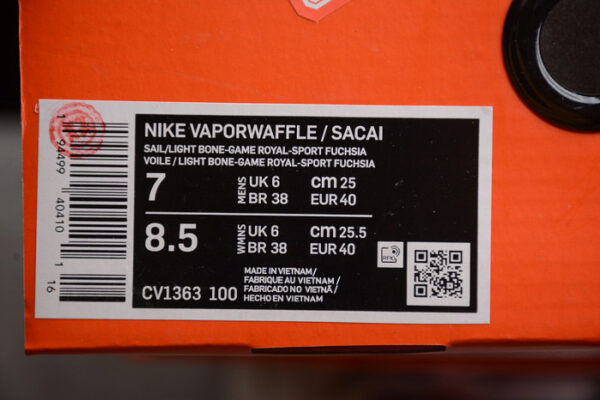 Sacai X Vaporwaffle Sail Cv1363-100 - Image 9