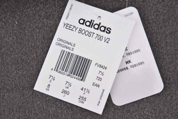 Adidas Yeezy Boost 700 V2 Hospital Blue Fv8424 - Image 9