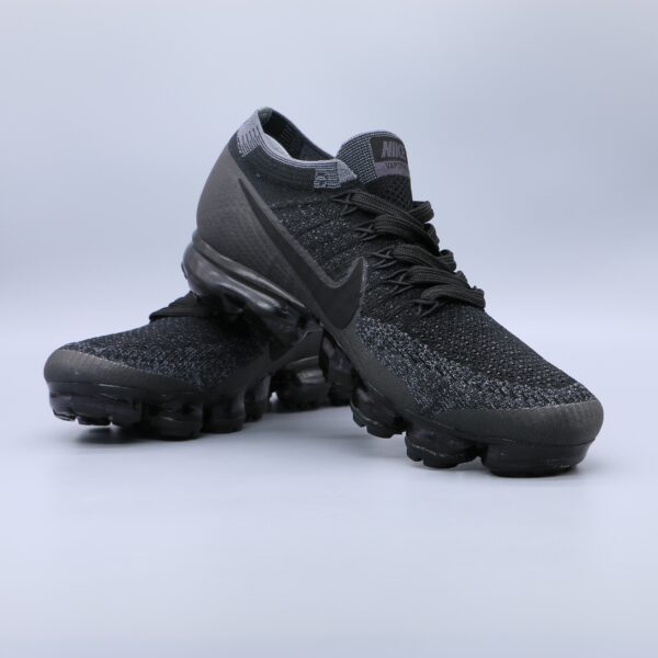 Nikelab Air Vapormax Flyknit Triple Black mix Grey- 899473 003 - Image 2