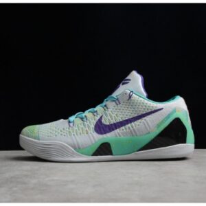 Nike Kobe 9 Grey Green Purple 630487-005 - Image 2