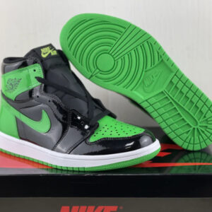 Air Jordan 1 High Og ?Patent Black Green? - Image 7