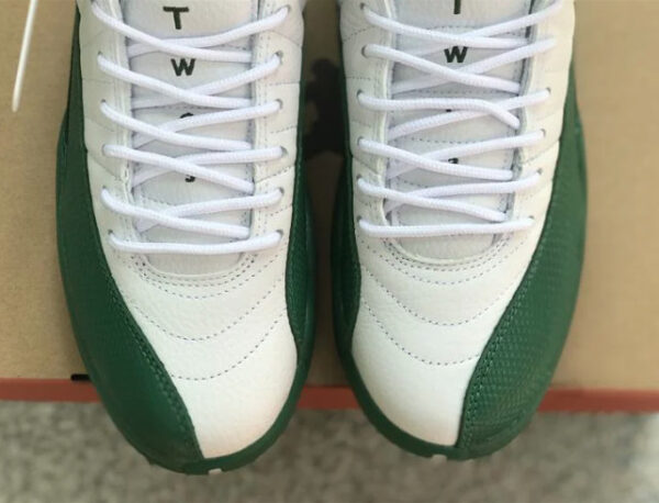 Air Jordan 12 Pe "Ray Allen" White Green - Image 5