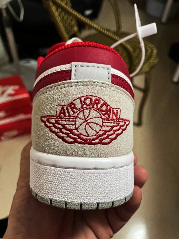 Nike Air Jordan 1 Low SE ?Light Smoke Grey Gym Red? DC6991-016 - Image 8