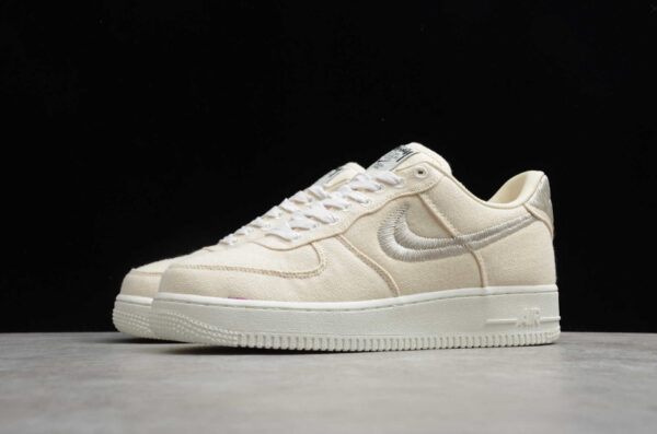 Nike Stussy X Nike Air Force 1 Low ‘Fossil’ Cz9084-200 - Image 2