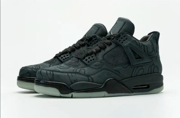 Nike Air Jordan 4 Retro Kaws Black 930155-001 - Image 3