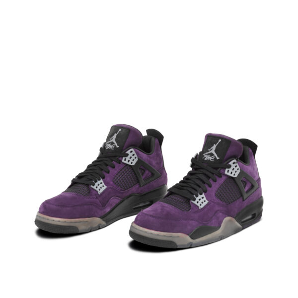 Air Jordan 4 X Travis Scott Joint Purple Friends And Family - Image 2